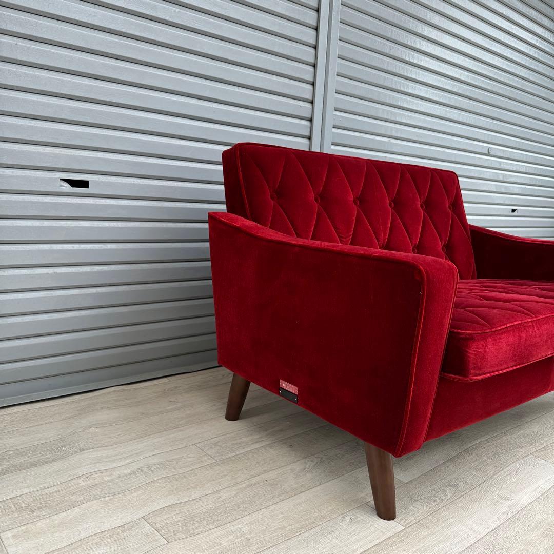 限定品　希少品　karimoku カリモク60 ロビーチェア 2シータ