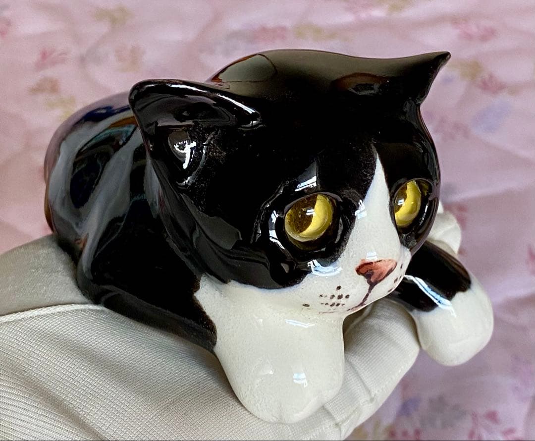 サイズ2　ウィンスタンレイキャット　ケンジントンキャット　白黒仔猫　美品❣️