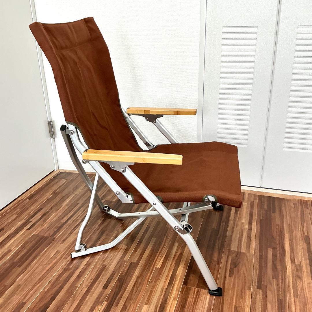  peak 折りたたみチェア ローチェア30 ブラウン