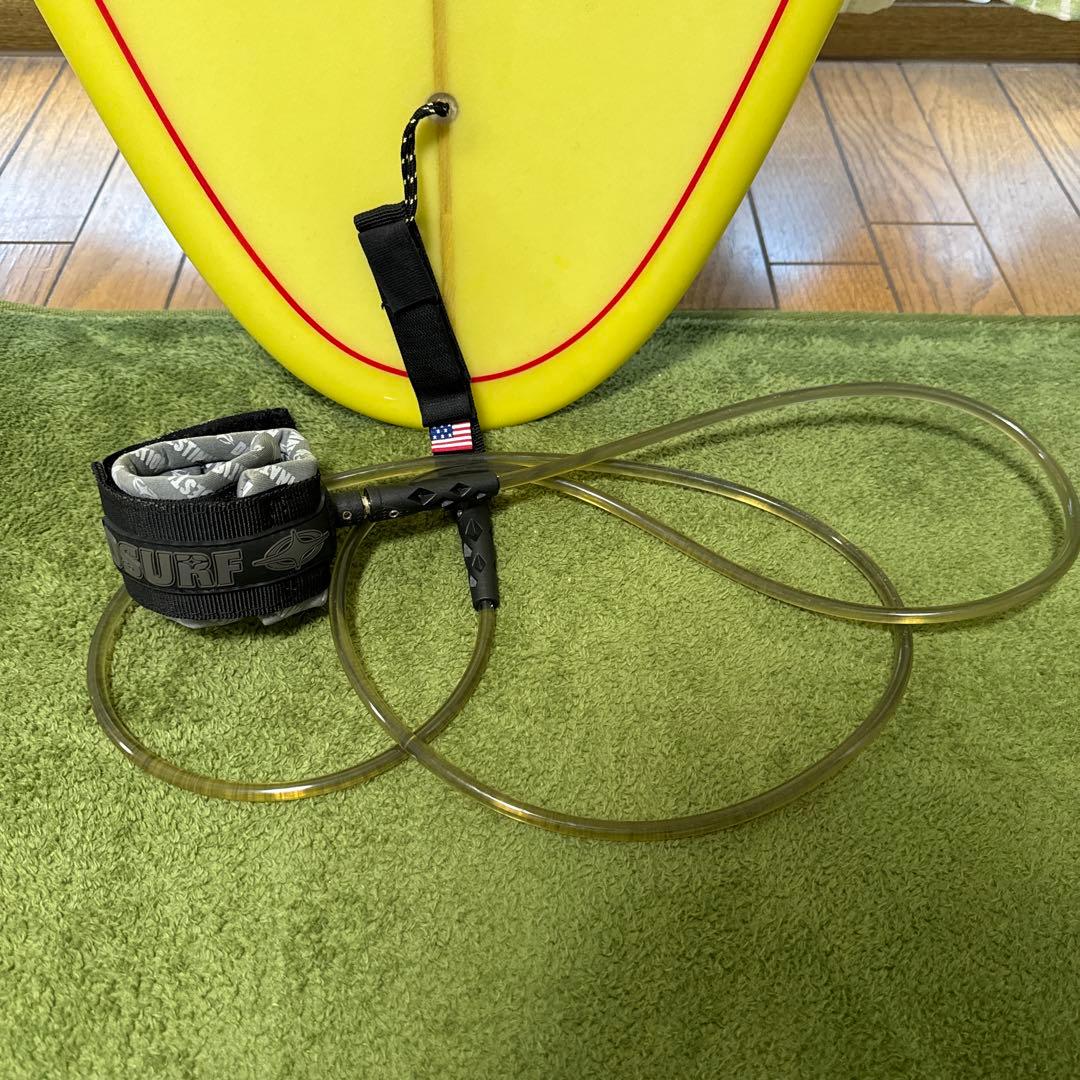 サーフボード　ショート　6.6 ケースあり　フィン付き