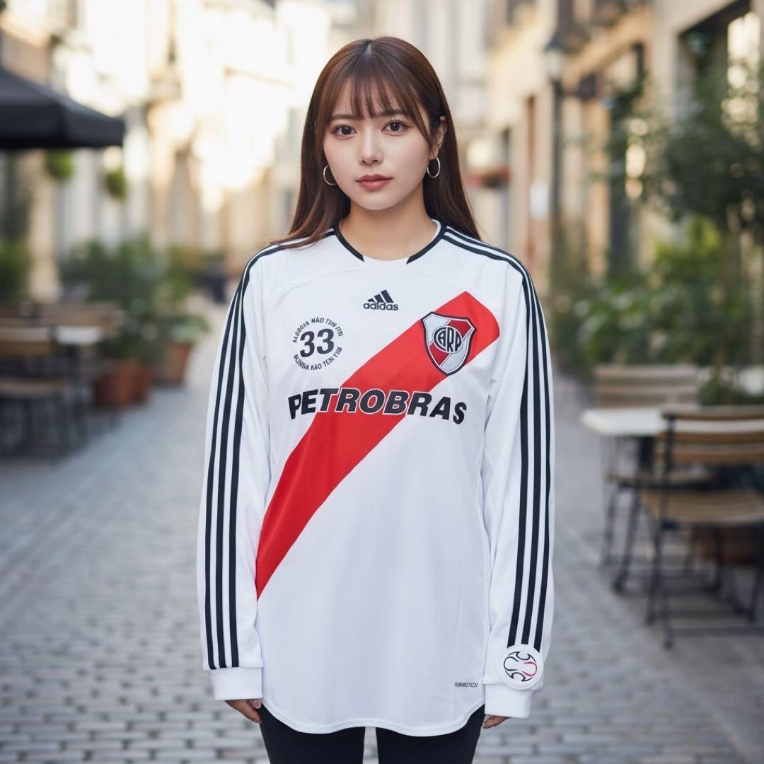 【希少】07/08 リーベルプレート ユニフォーム 長袖 優勝記念 アディダス