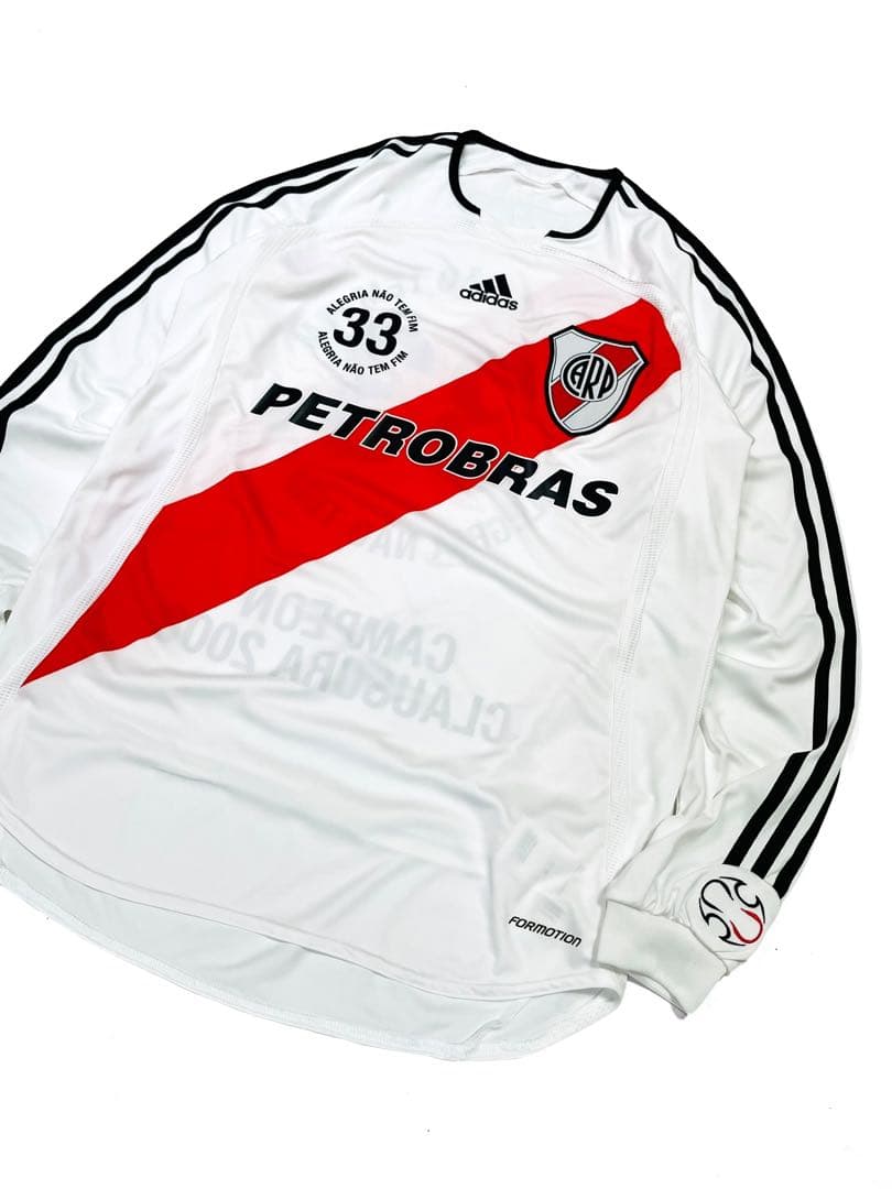 【希少】07/08 リーベルプレート ユニフォーム 長袖 優勝記念 アディダス