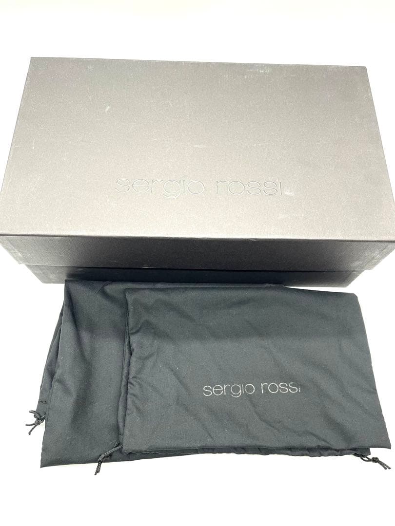 【新品未使用】Sergio Rossi ローファー ブラック 24.5