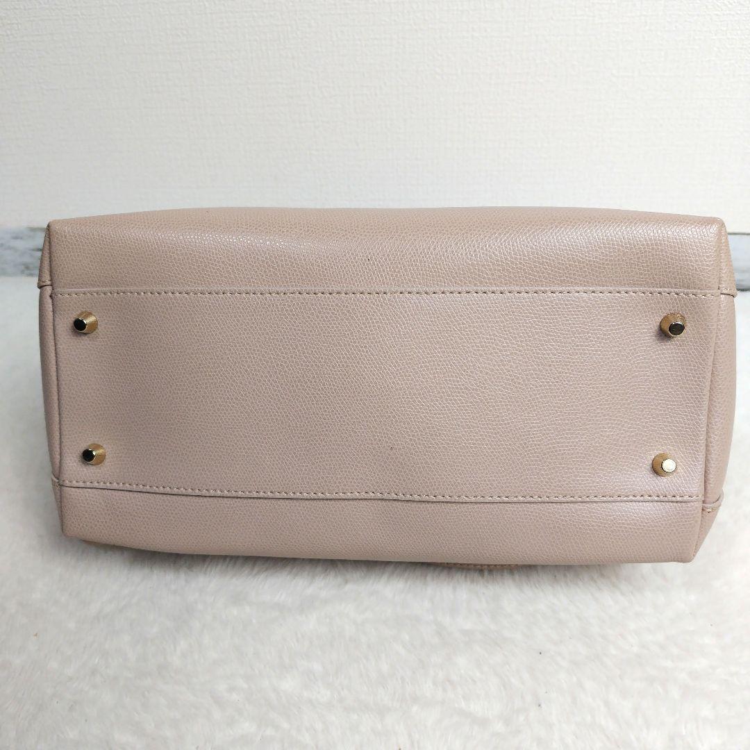 ✨美品✨FURLA　フルラ　パイパー　2way ショルダーバッグ　ベージュ