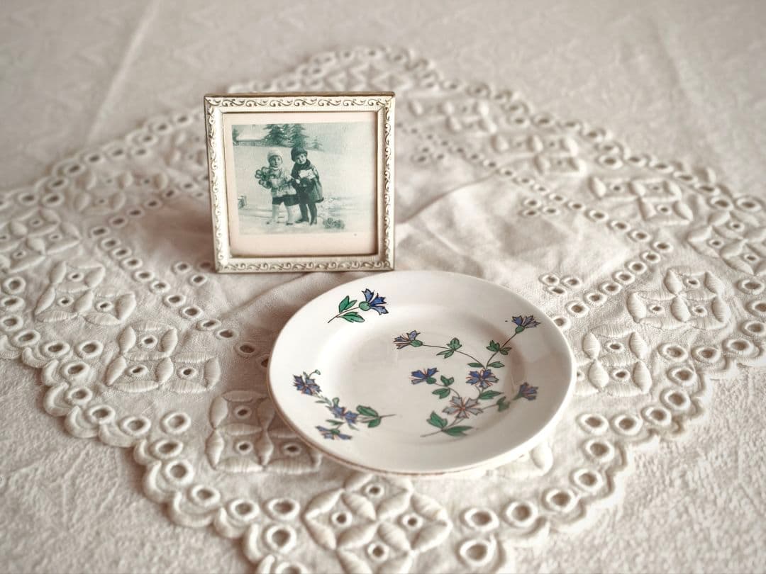 【mkuさま】vintage ❀ 飾り模様が素敵な スクエアフレーム