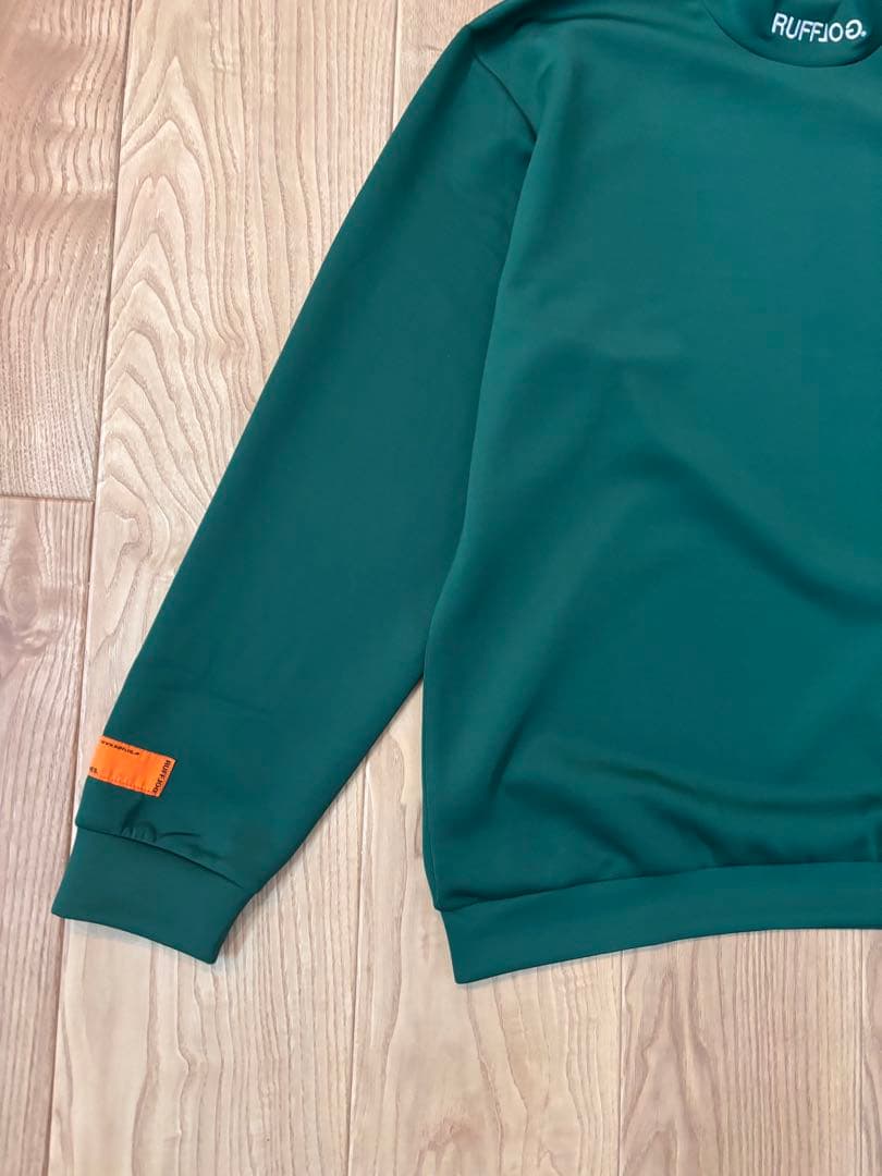 ラフロッグ　バックフレームロゴモックネックシャツ　新品