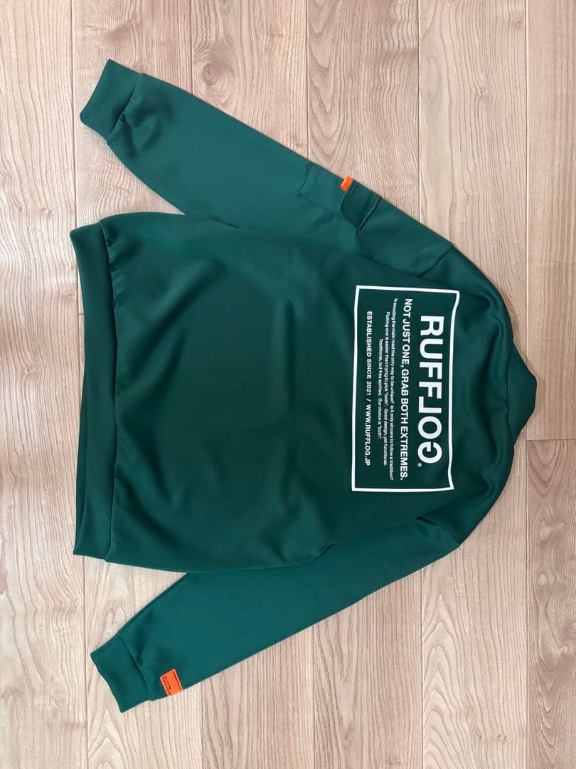 ラフロッグ　バックフレームロゴモックネックシャツ　新品