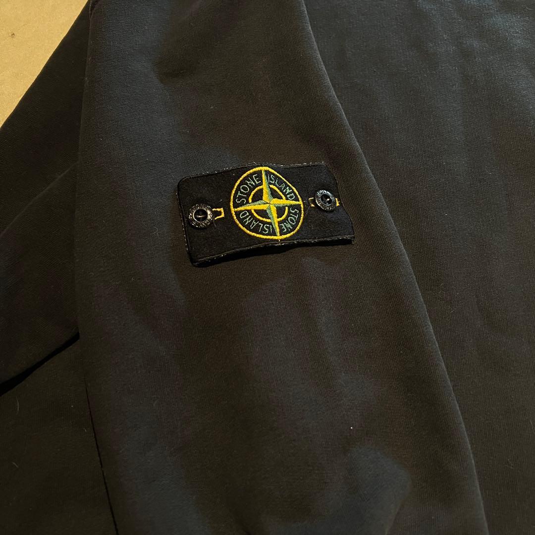 【希少❗️】ストーンアイランド　スウェット トレーナー ブラック L 美品✨