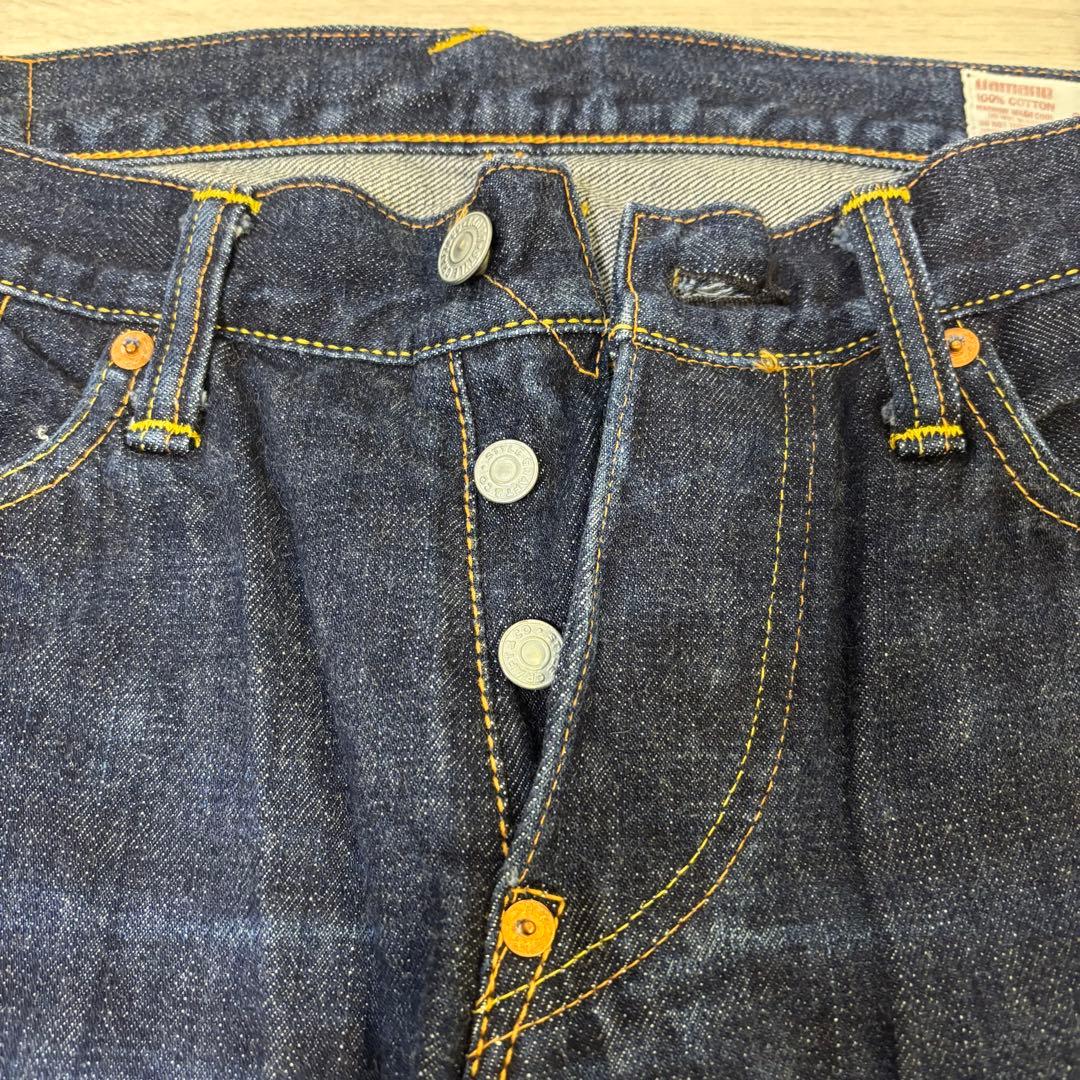 00s EVISU ストレートデニム 猫デザイン