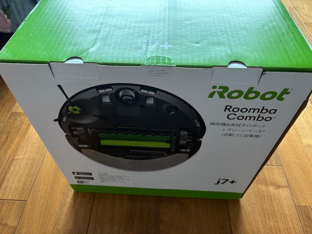 未開封品Wi-Fi対応自動ゴミ収集iRobot Roomba Combo j7+