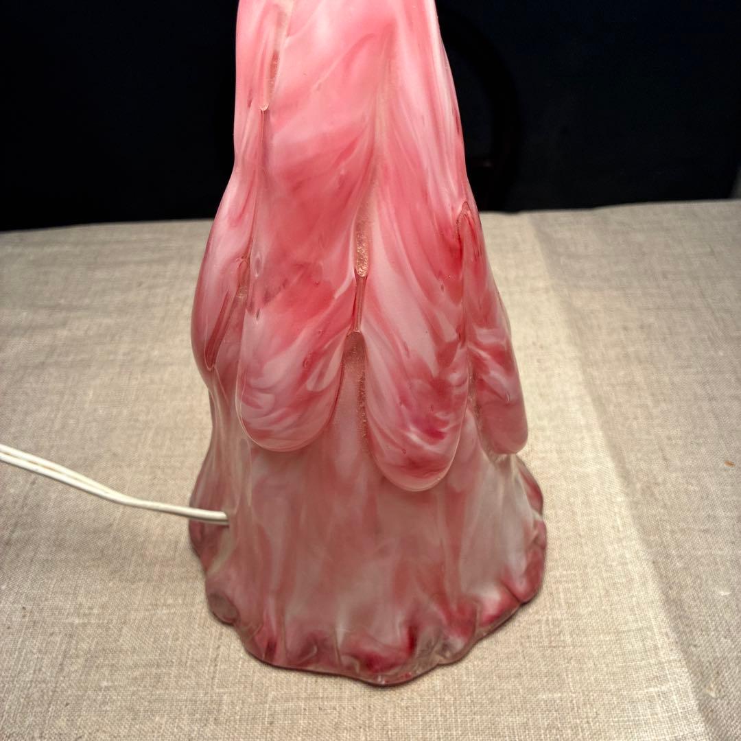 岩田ガラス テーブルランプ ライト スタンドライト 布シェード IWATA