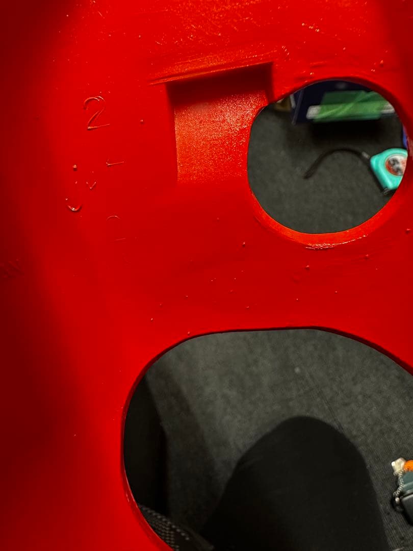 ヘッドライト　ケース　オレンジ　ダックス シャリー