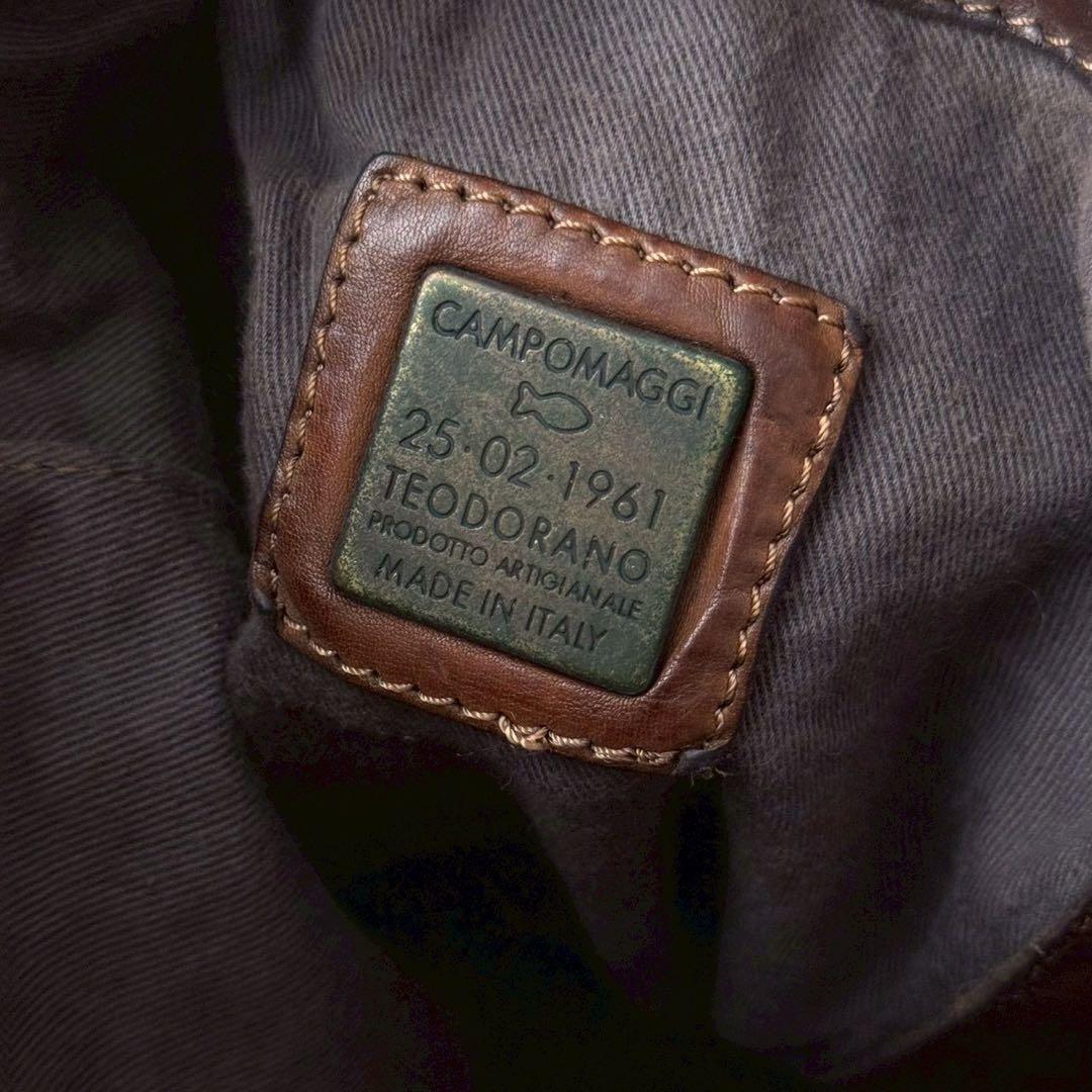 【美品✨️】CAMPOMAGGI カンポマッジ 2wayバッグ ダークブラウン
