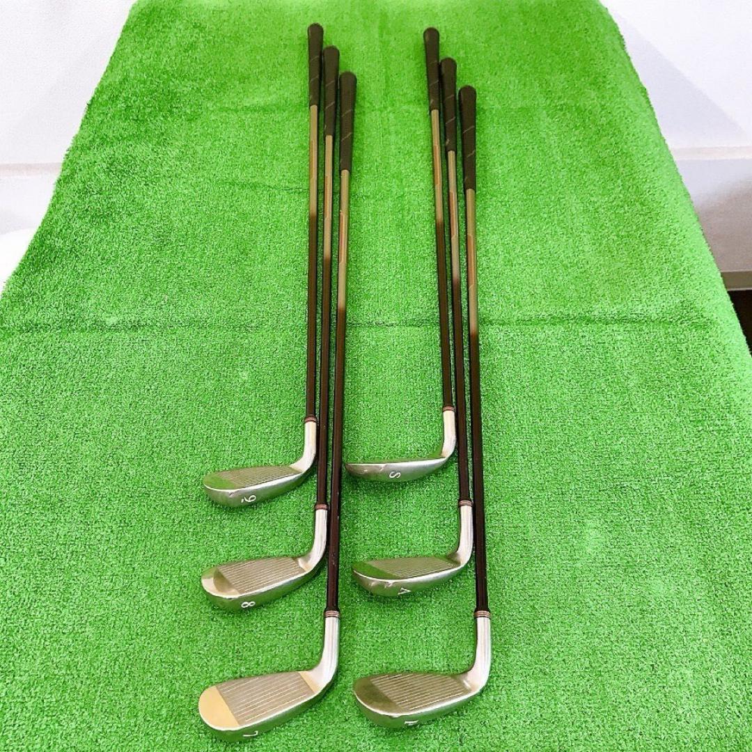 テ04★希少プロギア 6本レディースアイアンセット M-30 TR-X505 赤