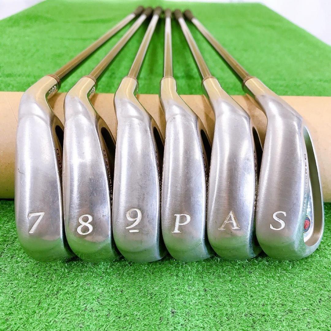 テ04★希少プロギア 6本レディースアイアンセット M-30 TR-X505 赤