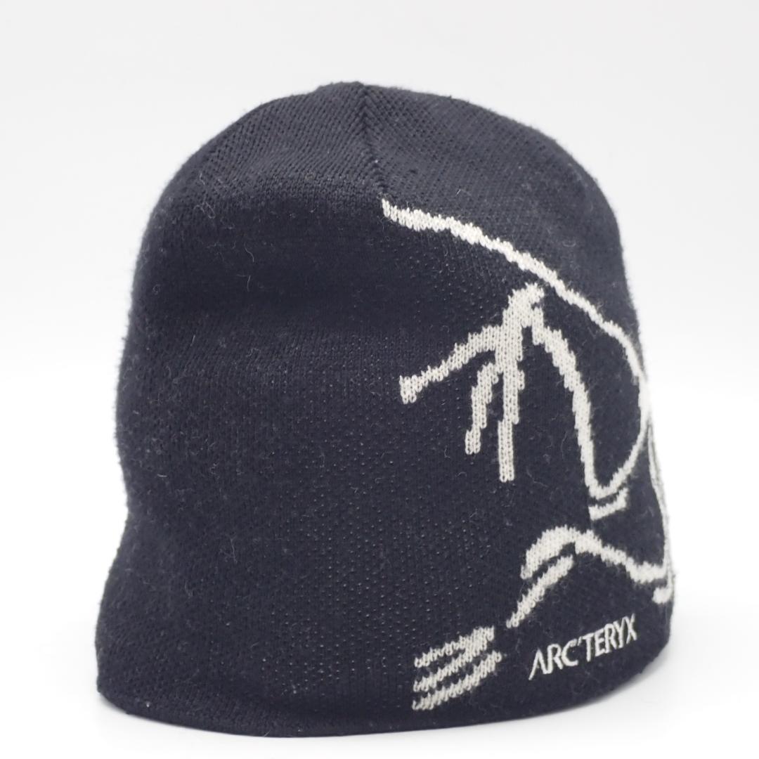 美品 ARC'TERYX アークテリクス スカル デザイン ニット帽 ビーニー