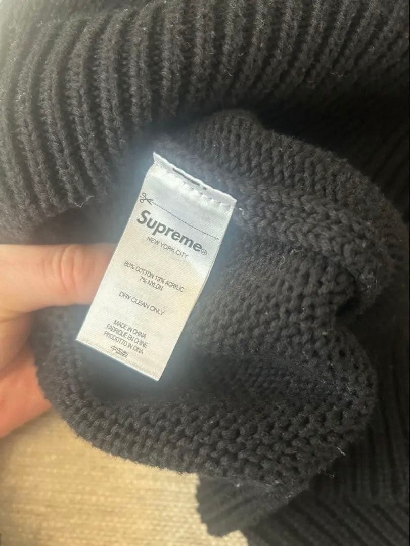 Supreme 21AW Chenille Logo Sweater セーター