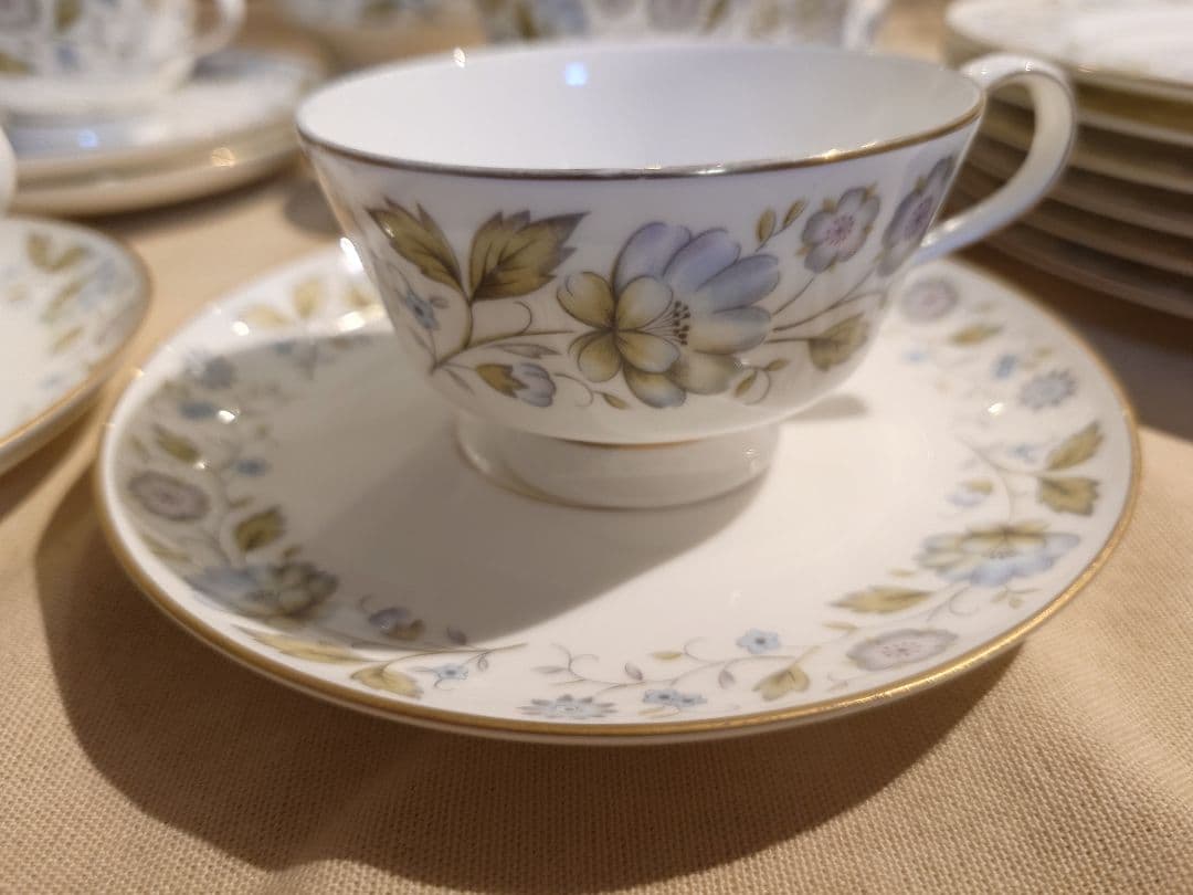 NARUMI BONE CHINA Baroness ティーセット6客