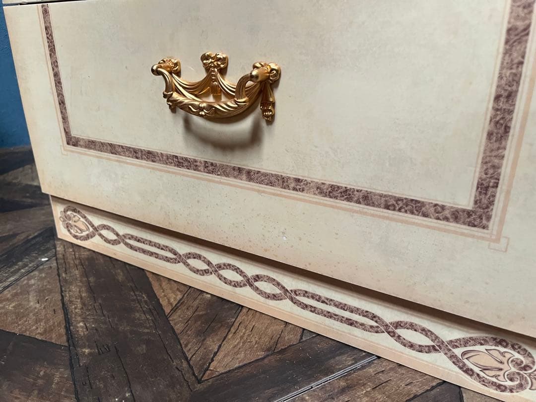 サルタレッリ 2段チェスト インテリア 白家具 姫系 インテリア ロココ調 箪笥