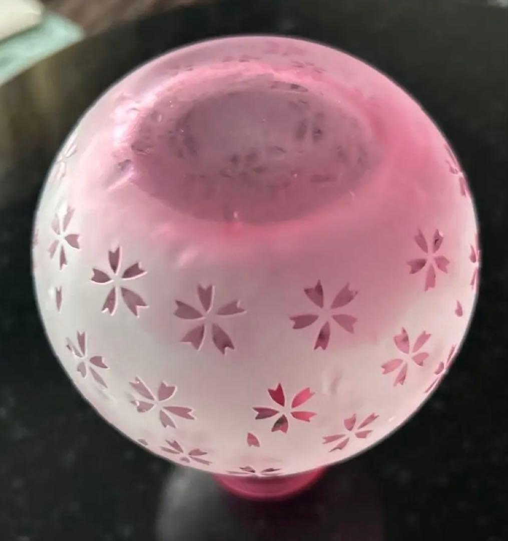 作品)サンドブラストさくら桜模様　徳利とっくり