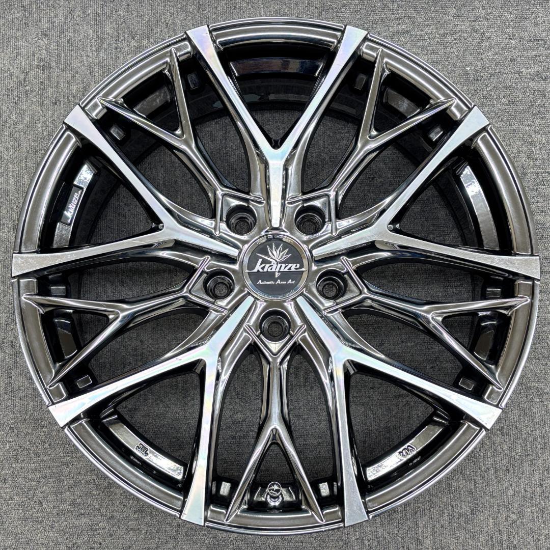 新品タイヤ付 weds クレンツェ ウィーバル 215/45R18 ヴォクシー