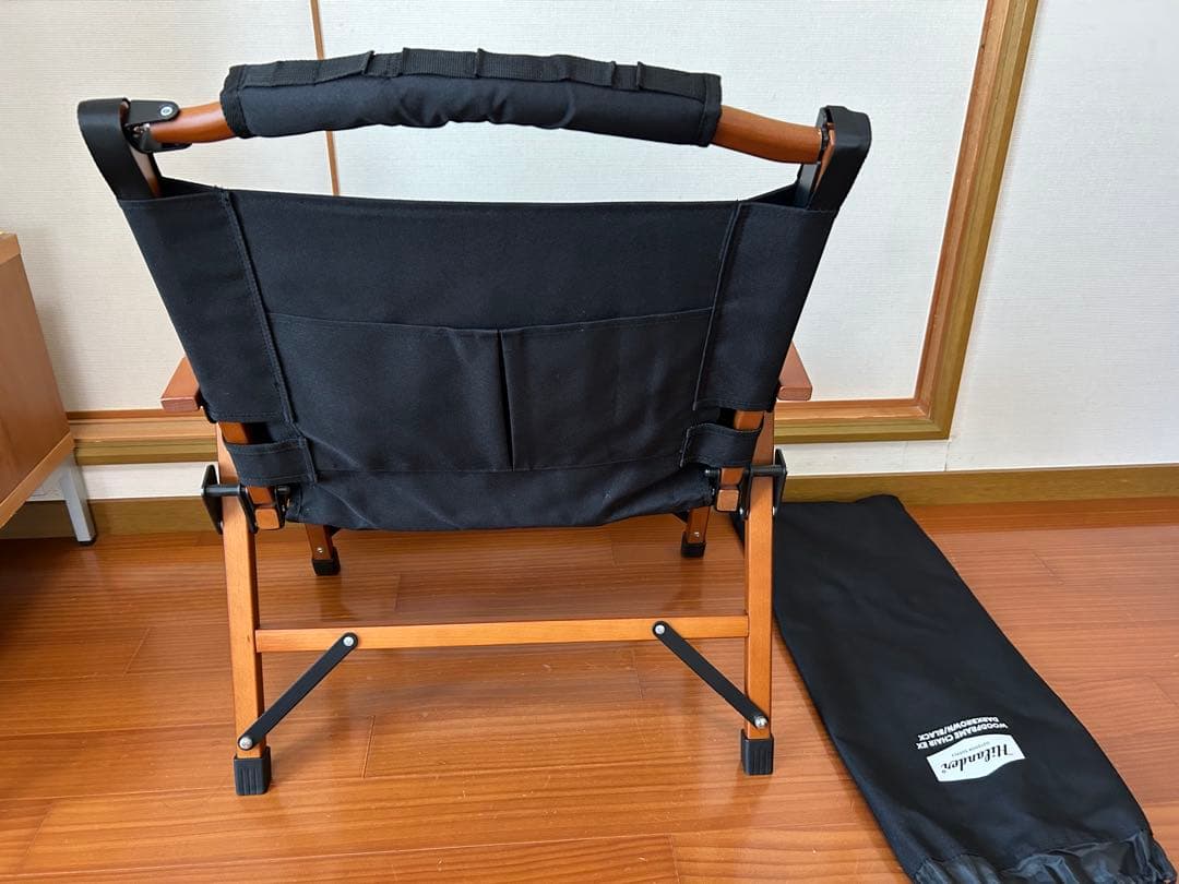 Hilander ウッドフレームチェアEX アウトドア キャンプ