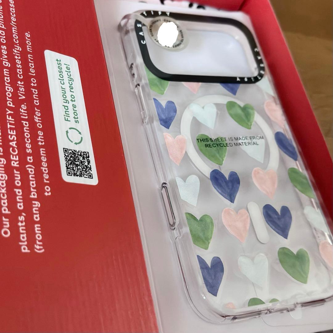Casetify iPhone17ProMax MagSafe ハート ケース
