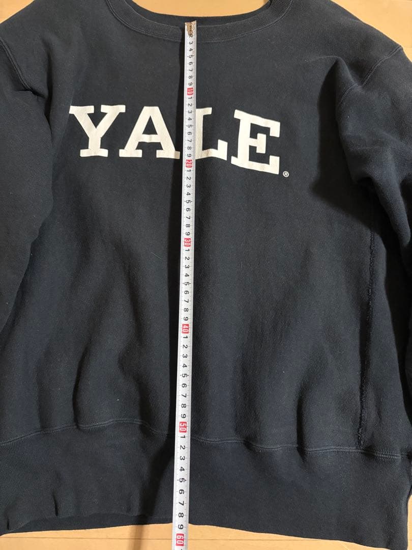 チャンピオン YALE トレーナー XL リバースウェーブ　ネイビー