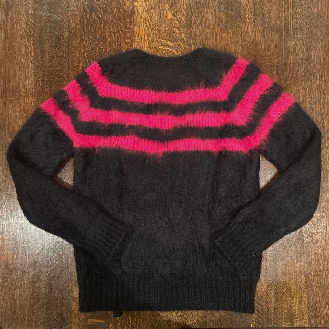 BACKLASH バックラッシュ　モヘアニット　カーディガン　ライダース　ロエン