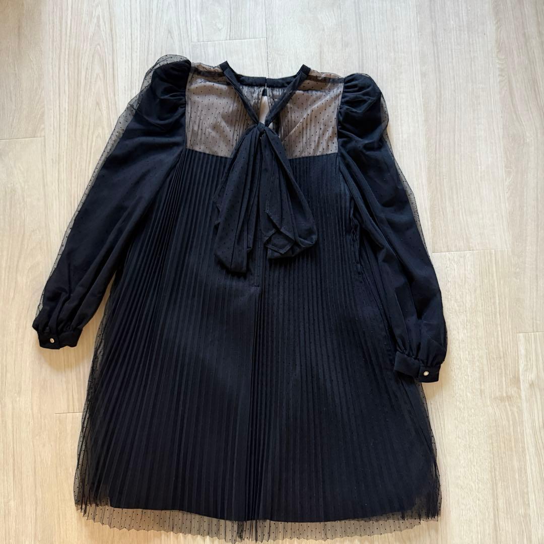 Herlipto French Pleated Lace Dress ワンピース