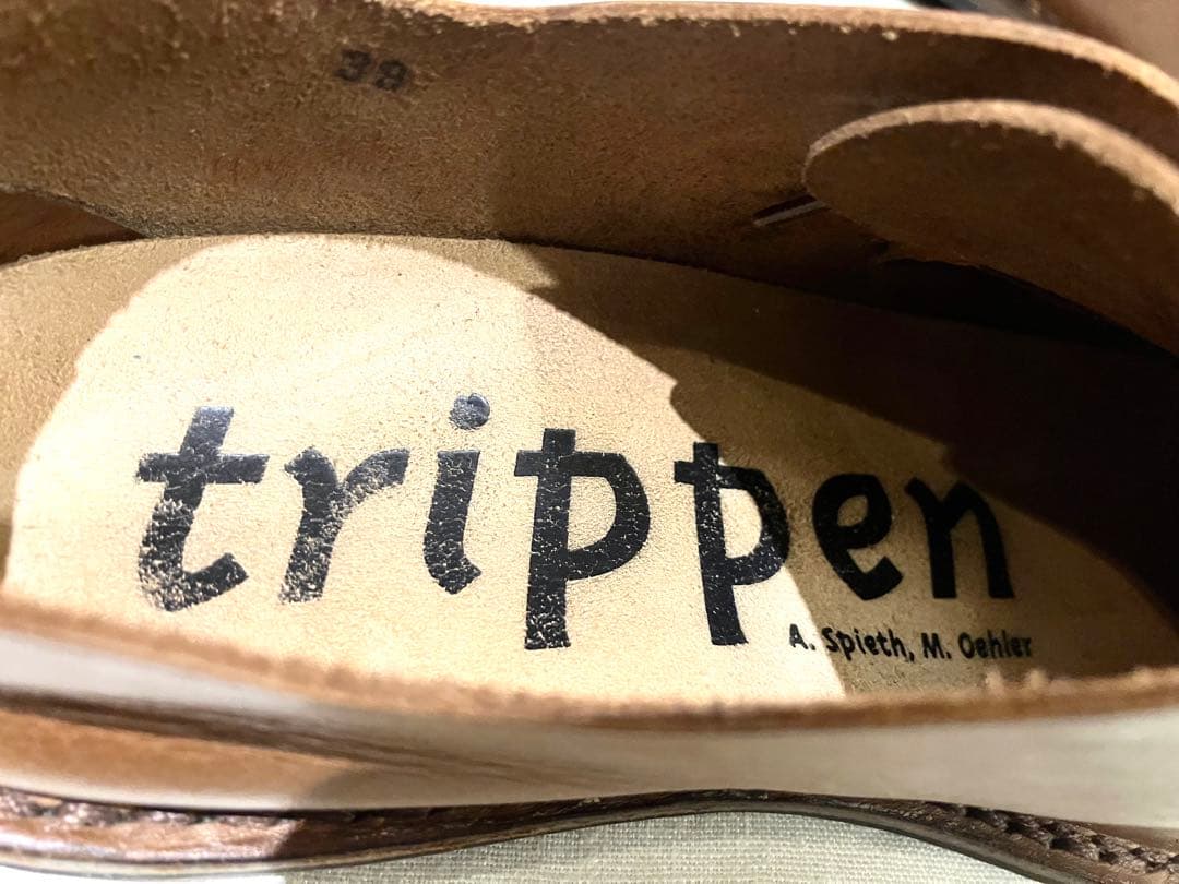 trippen レザーシューズ　ブラウン