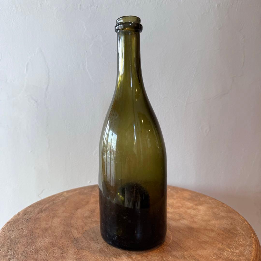 江戸時代 オランダ ワインボトル アンティーク 民芸 古道具 骨董 古美術