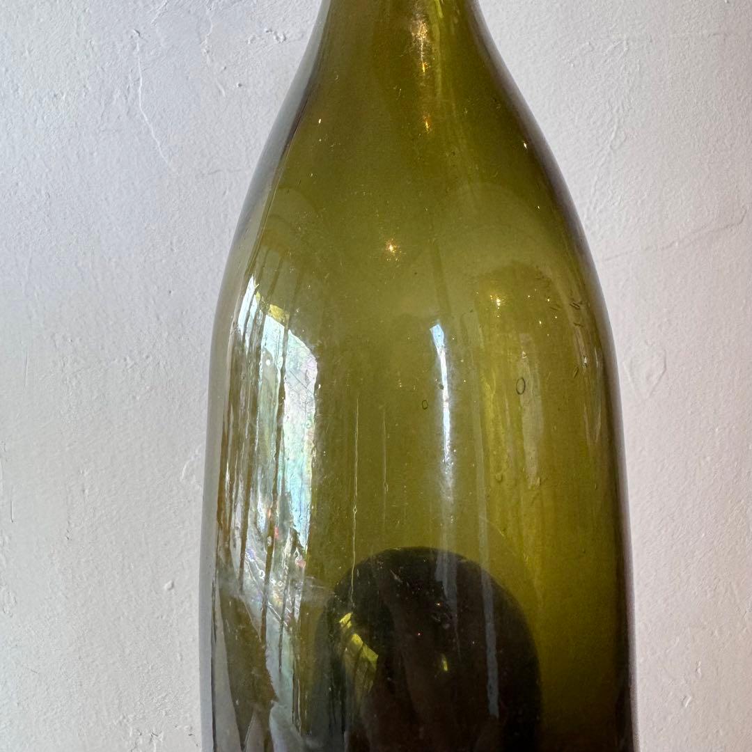 江戸時代 オランダ ワインボトル アンティーク 民芸 古道具 骨董 古美術