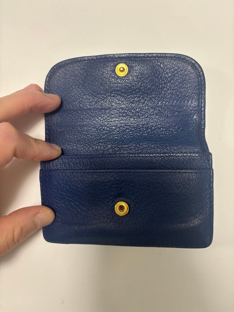 【green】【正規品】ミュウミュウ　miumiu 名刺入れ　カードケース