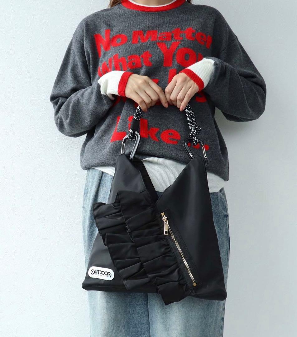 RISLEY×OUTDOOR PRODUCTSminiトライアングルフリルバッグ