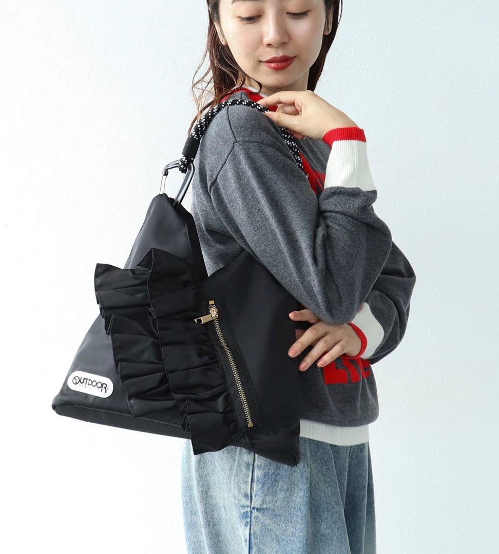 RISLEY×OUTDOOR PRODUCTSminiトライアングルフリルバッグ