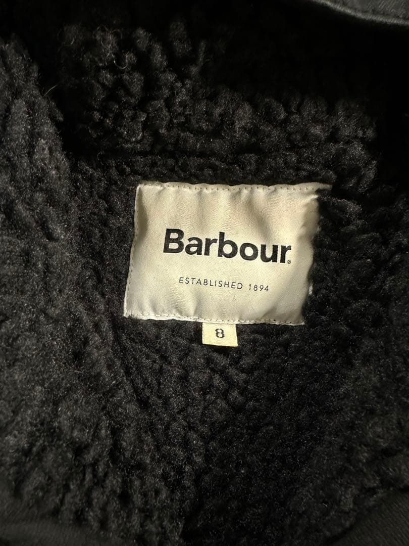 Barbour × BEAMS BOY ライナー付き　コート フード