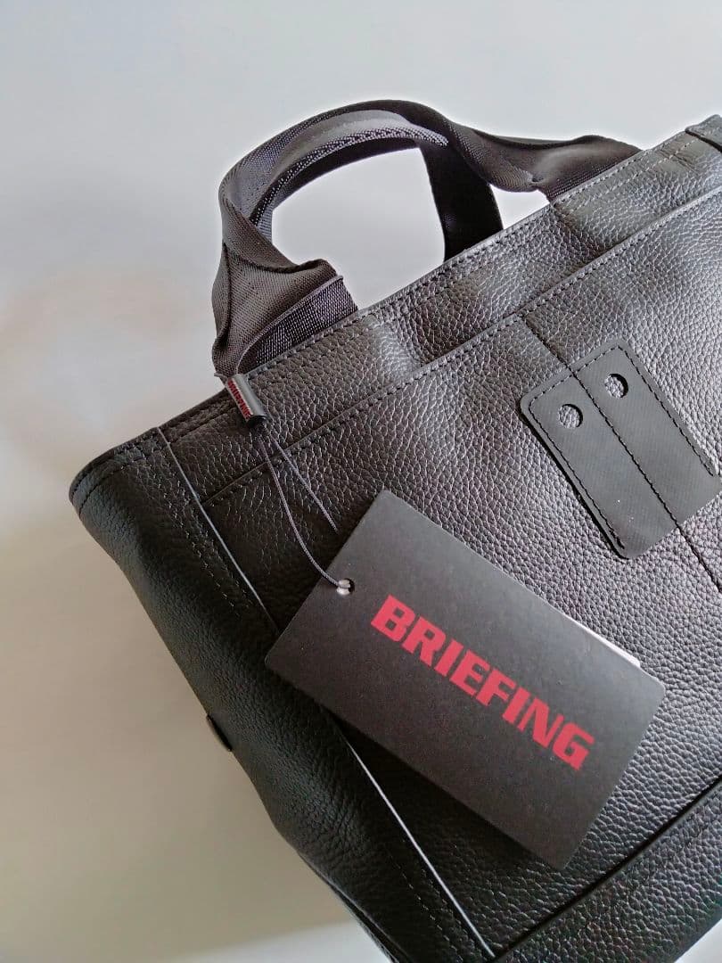 新品タグ付き BRIEFING レザー製 カート トート BRG243T16