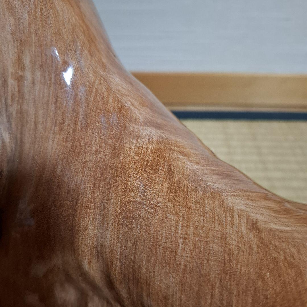 陶器製犬の置物