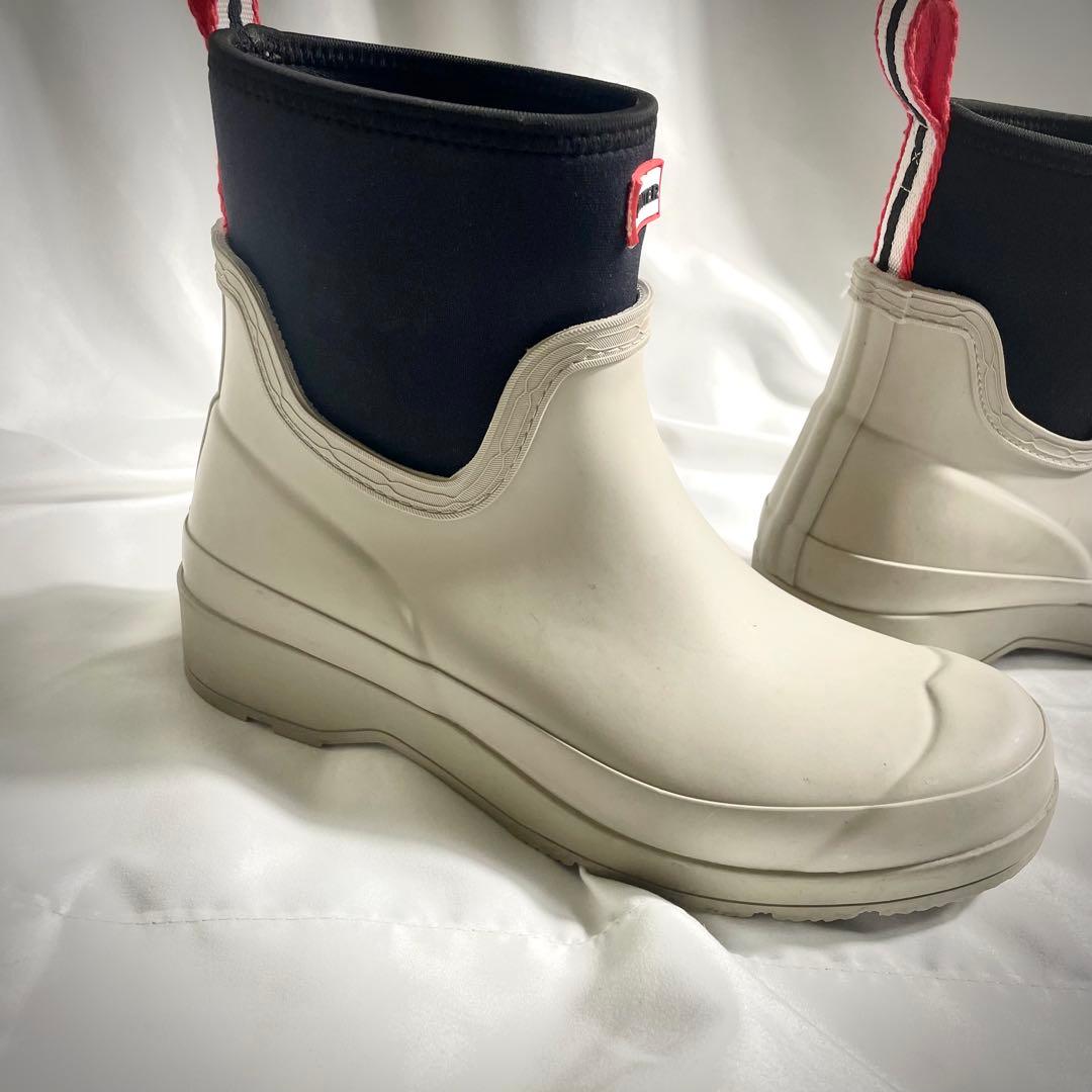 【美品】HUNTERハンター　レインショートブーツUK5 24cm相当