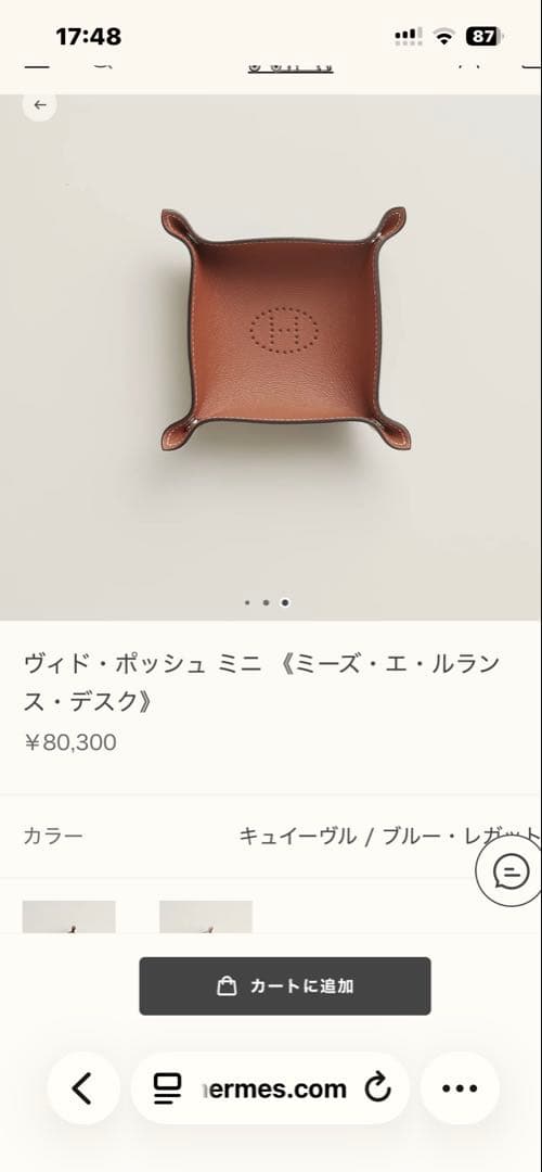 エルメス　ボッシュミニ　新品本物　今期　現行品　小物入れ