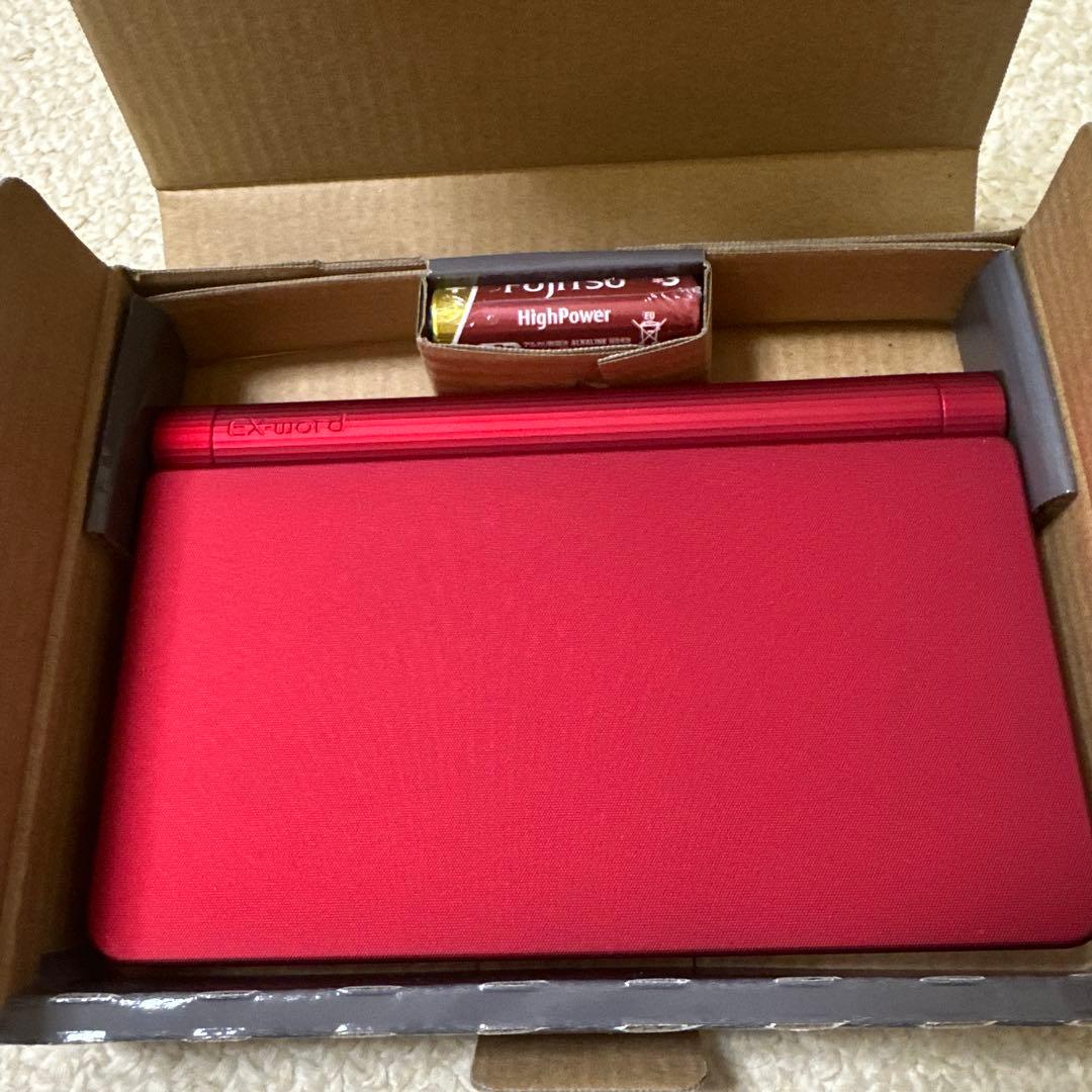 CASIO XD-SX6510RD レッド 電子辞書本体