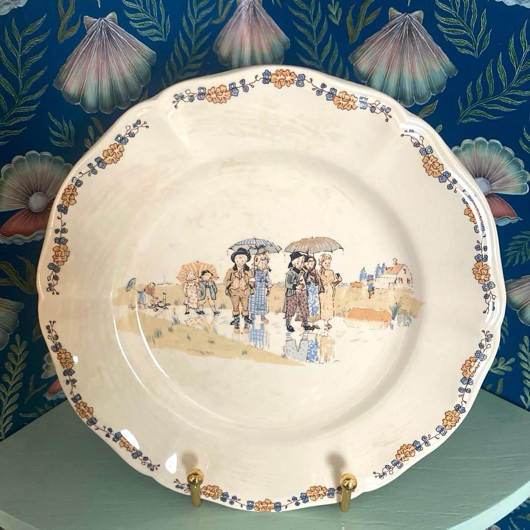 サルグミンヌ アンファンリシャール　デザート皿セット【C】フランスアンティーク