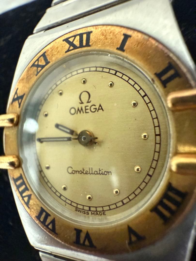 OMEGA コンステレーション コンビ】ステンレス×ゴールド レディース腕時計