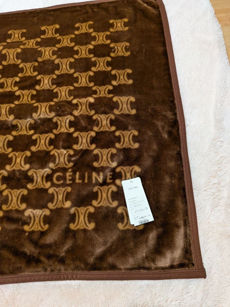 新品　タグ付 CELINE セリーヌ ブランケット ハーフケット ブラウン