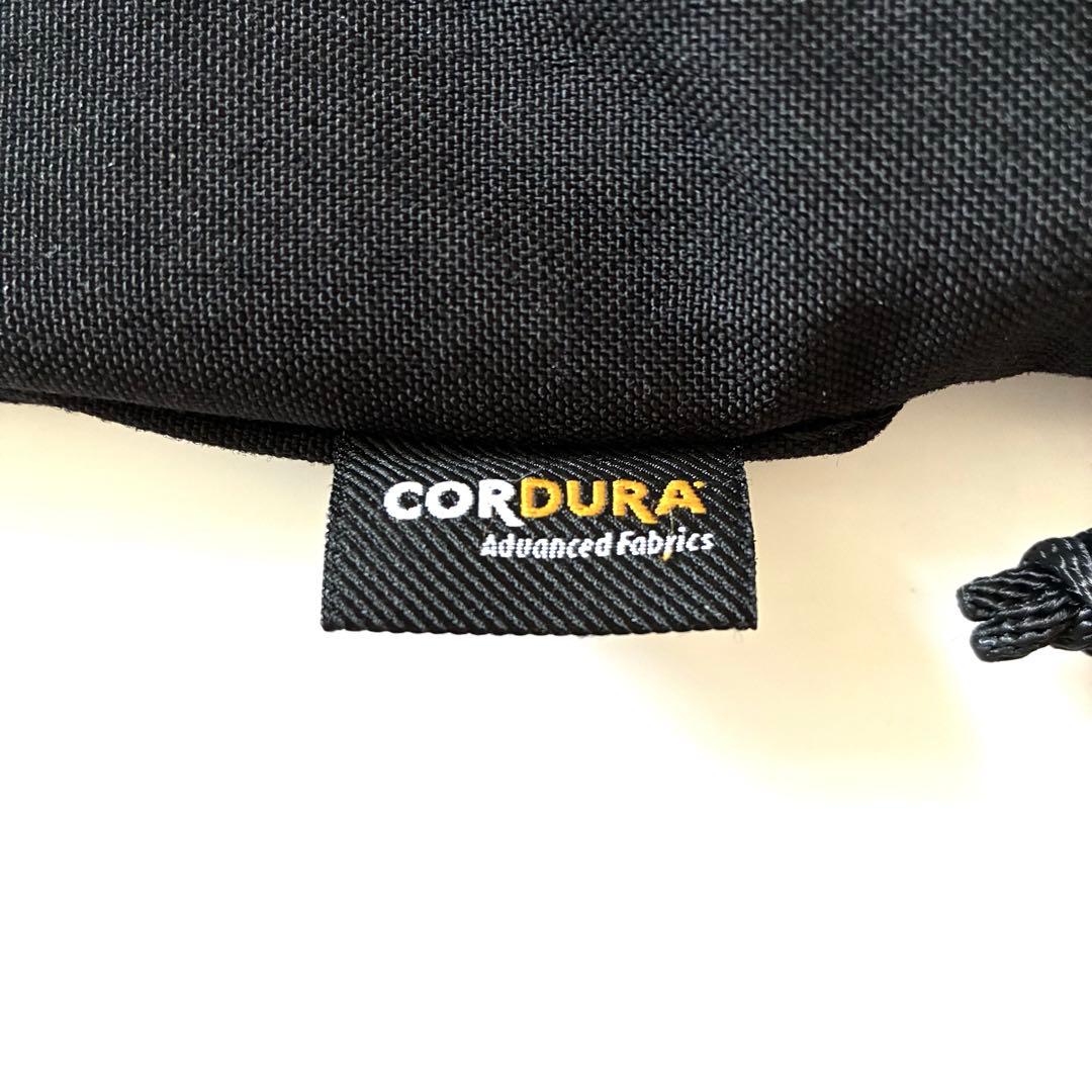HYKE　CORDURA DRAWSTRING BAG　BLACK
