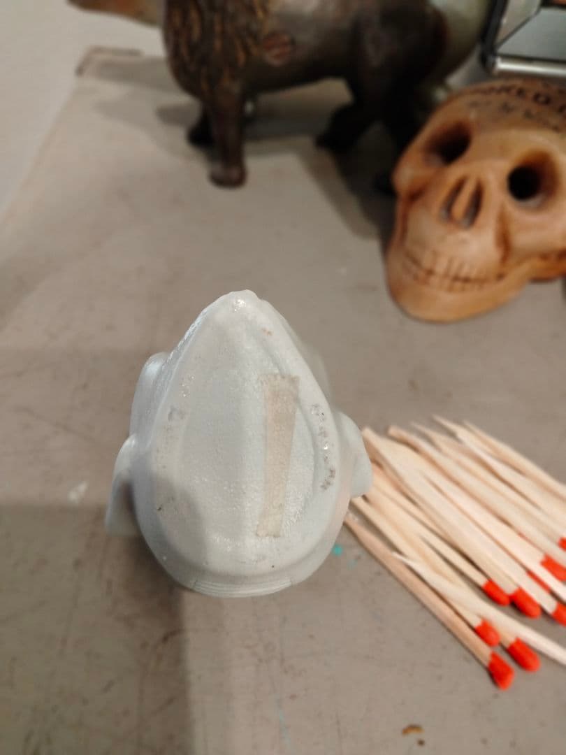 30s 40s ビンテージ デビル スカル マッチ ホルダー アンティーク