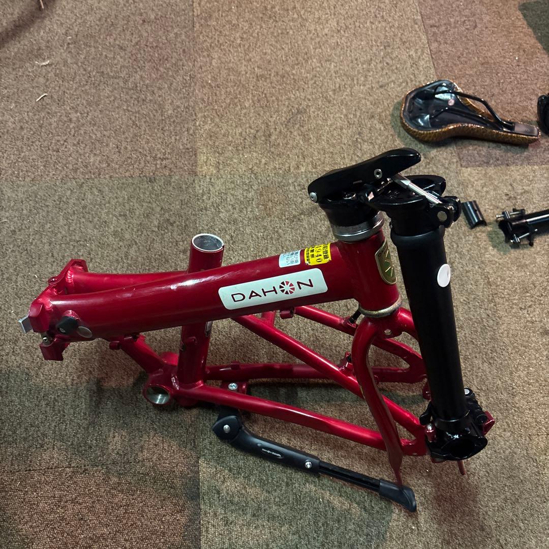 DAHON metro D6 折りたたみ自転車 フレーム 赤