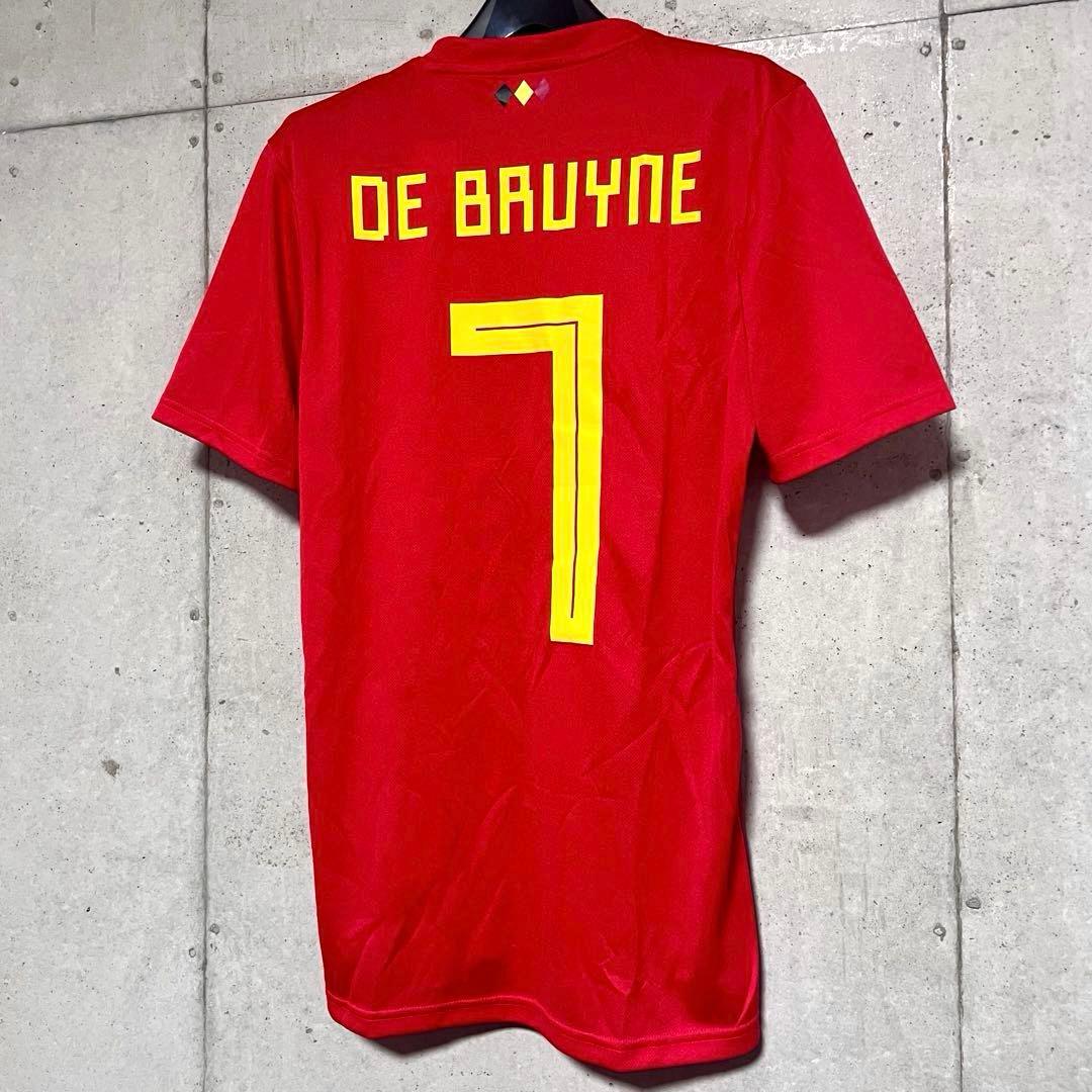 【新品/タグ付き】2018ロシアW杯 ベルギー代表 ♯7 デブライネ【Lサイズ】
