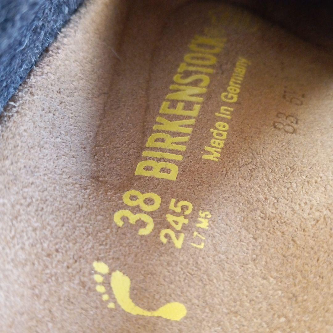 極美品◆ビルケンシュトック　ボストン　フェルト　38　BIRKENSTOCK